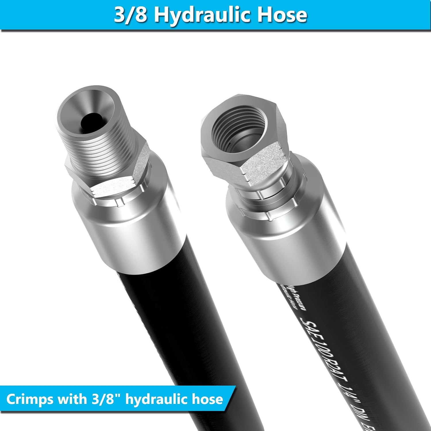 Detalle de Hydraulic Hose Fittings, 3/8-inch