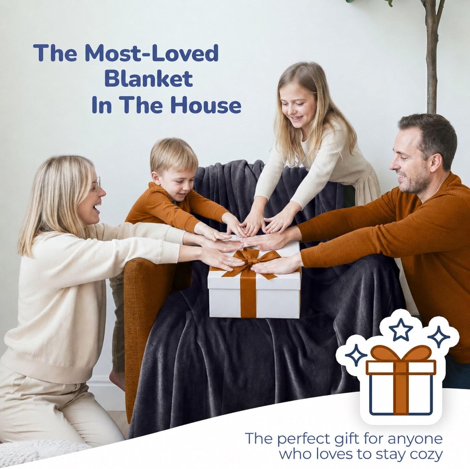 Thumbnail 4 de Super Blanky Wearable Blanket 70" x 60" 🛋