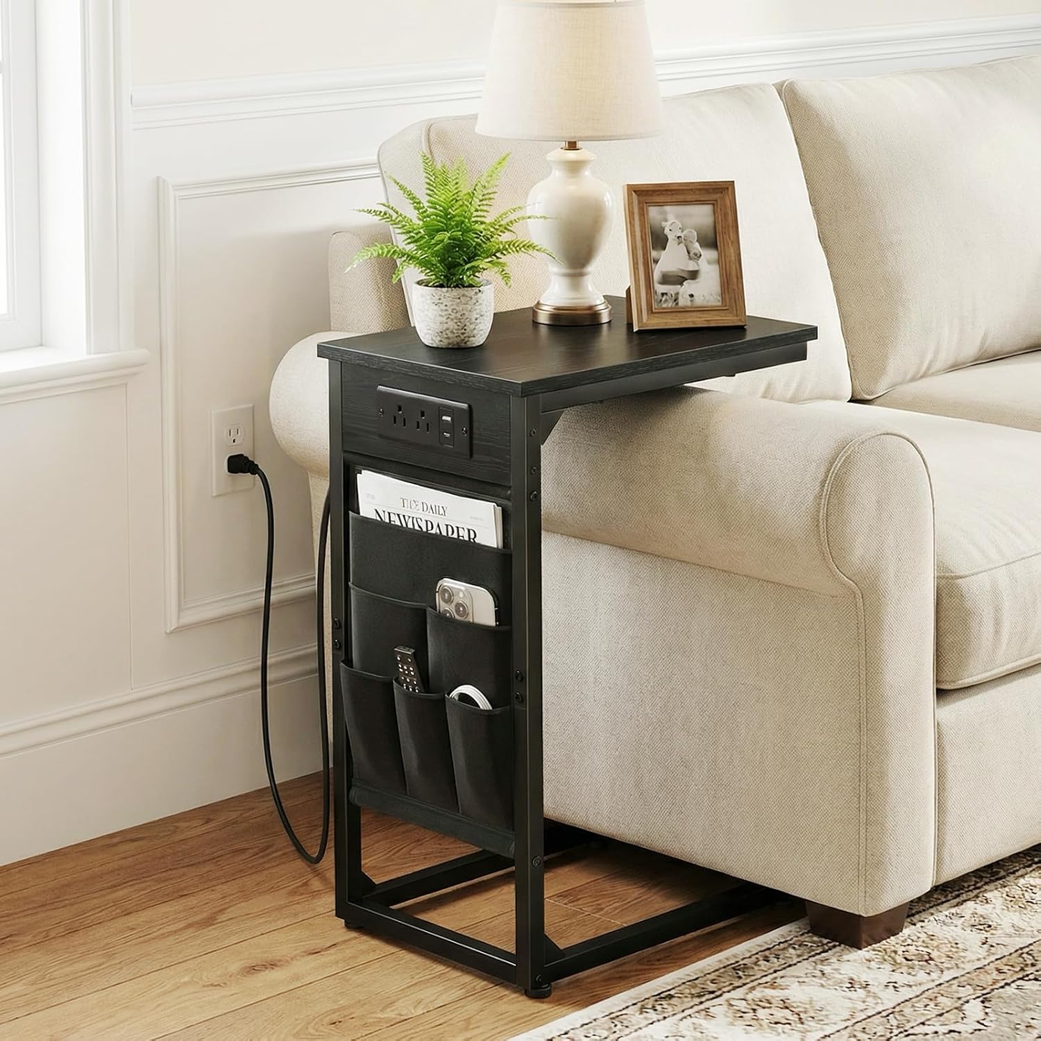 Detalle 2 de AMHANCIBLE C-Shaped End Tables, Set of 2