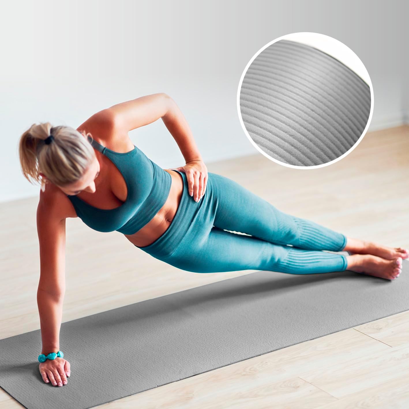 Detalle 2 de #DoYourFitness Yamuna – mata do jogi i fitnessu z pianki NBR