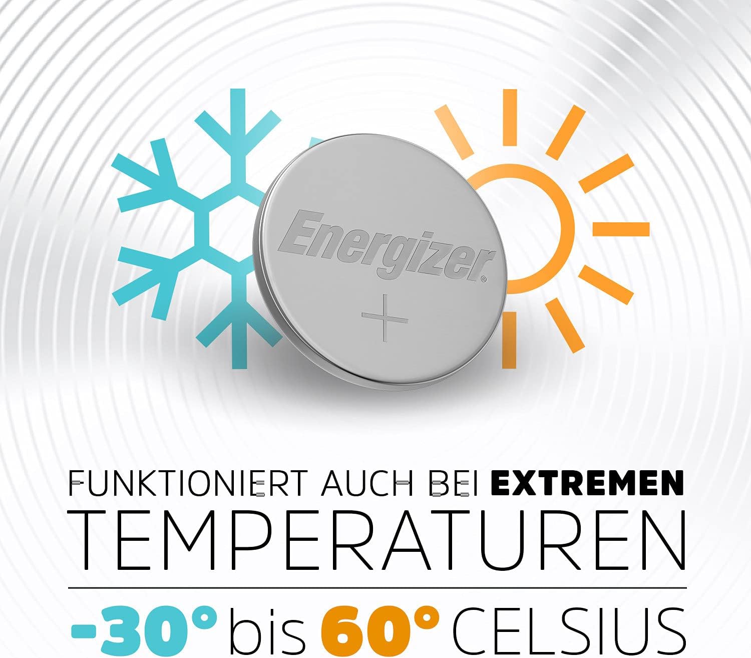 Detalle de Energizer CR2032 Knopfzellen 3V (12er-Pack) – langlebig für AirTag, Autoschlüssel & Co.