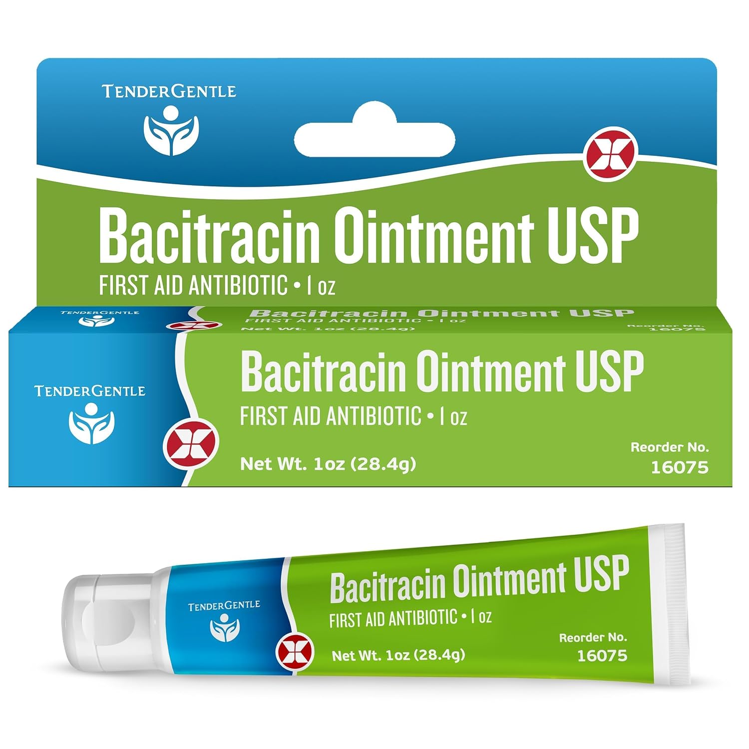 Detalle de TenderGentle TG-16075 Bacitracin Zinc Antibiotic Ointment, 1 oz