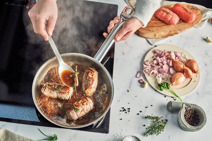 Thumbnail 10 de Demeyere Cosi 3 Edelstahl-Bratpfanne 28 cm