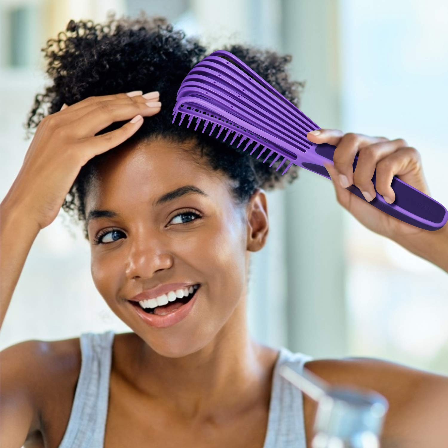 Thumbnail 4 de BESTOOL Haarbürste Lockenbürste Afro 3a–4c
