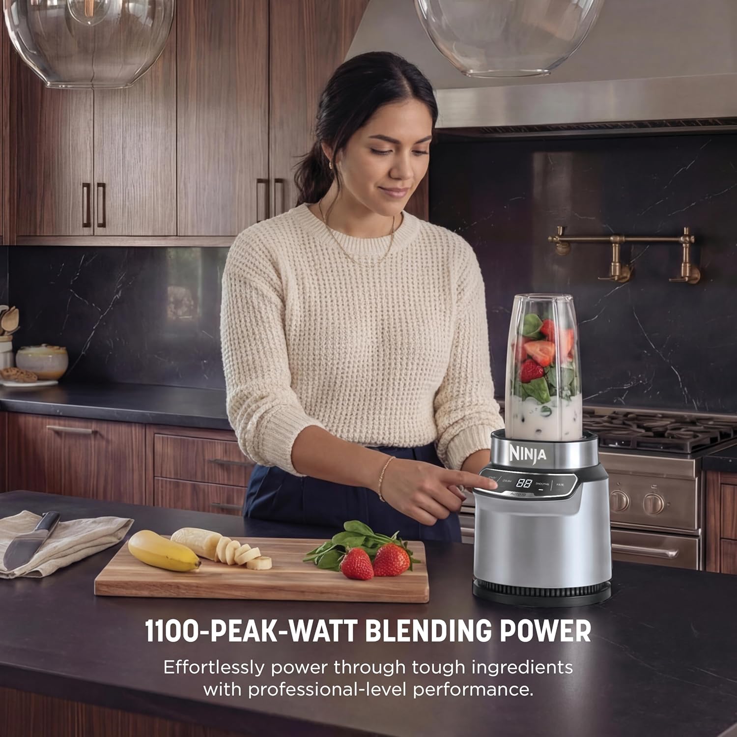 Detalle de Ninja BN401 Nutri Pro 24oz Blender 🥤