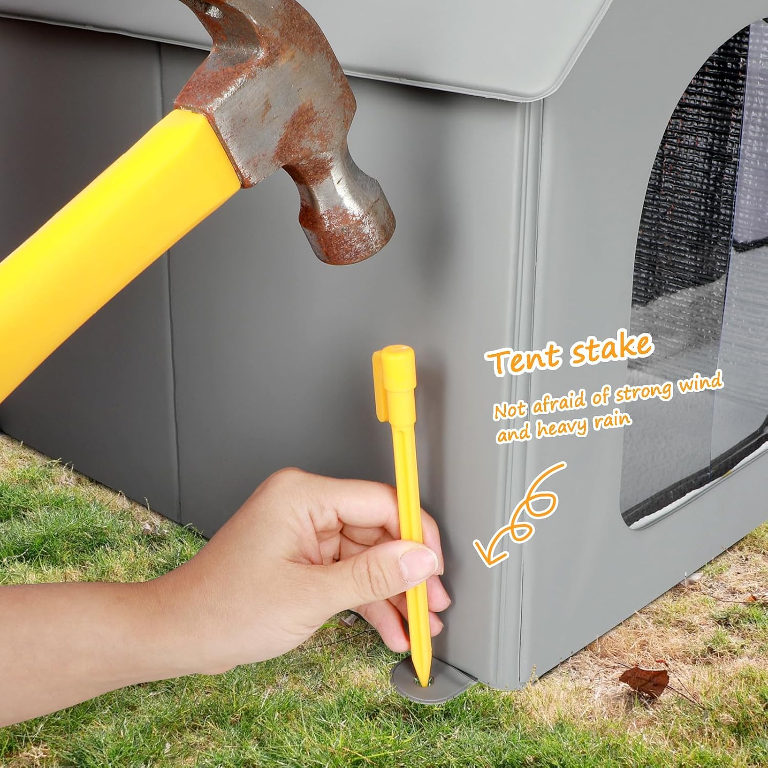 Thumbnail 5 de Sturdy Outdoor Cat Cave Insulated Shelter