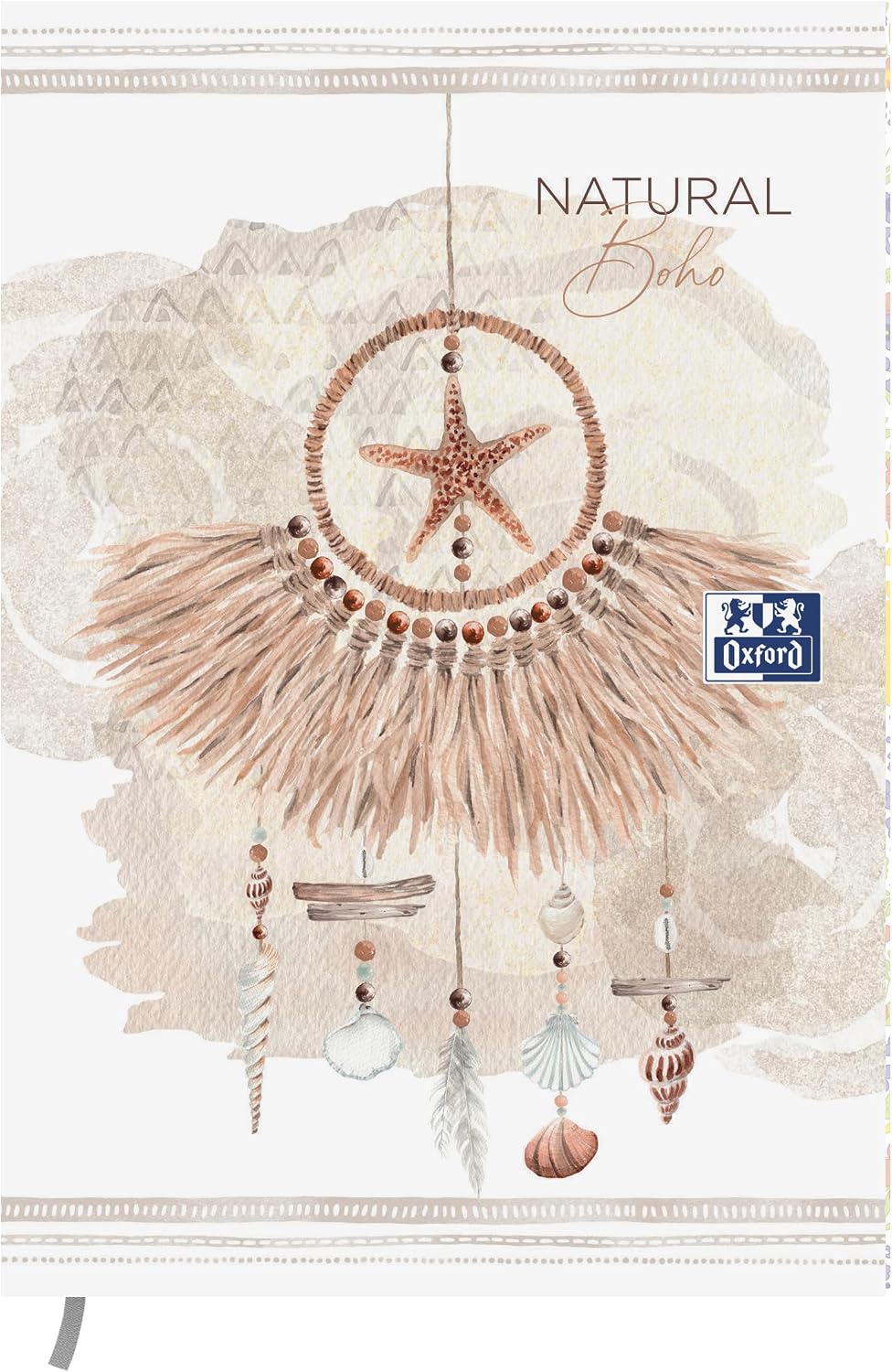 Detalle 2 de Agenda Oxford Boho Chic 12x18 cm – 1 jour par page, 352 pages (Sept 26–Sept 27 Nature)