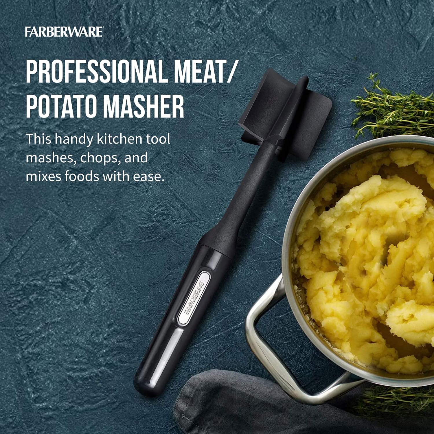 Thumbnail 1 de FARBERWARE 10-Inch Nylon Meat Masher