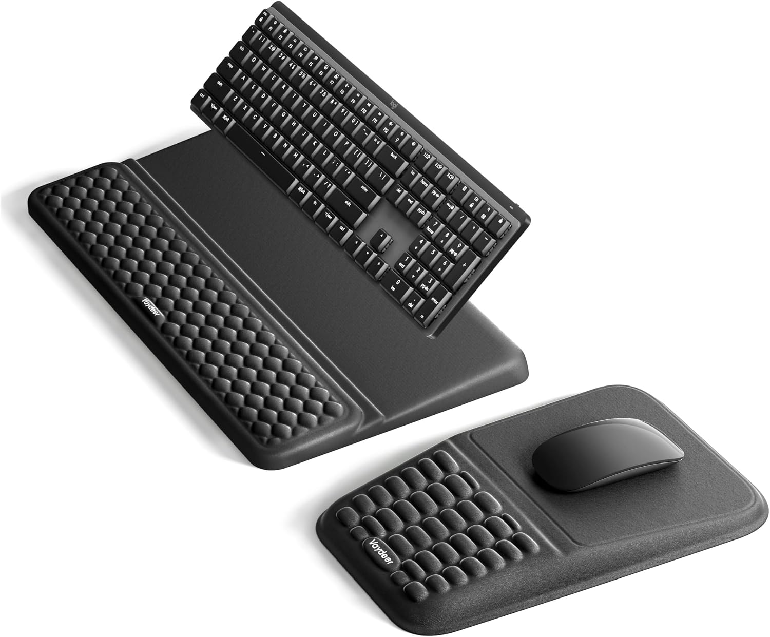 Detalle de Vaydeer STK#011 Keyboard Stand and Mouse Pad Set with Memory Foam