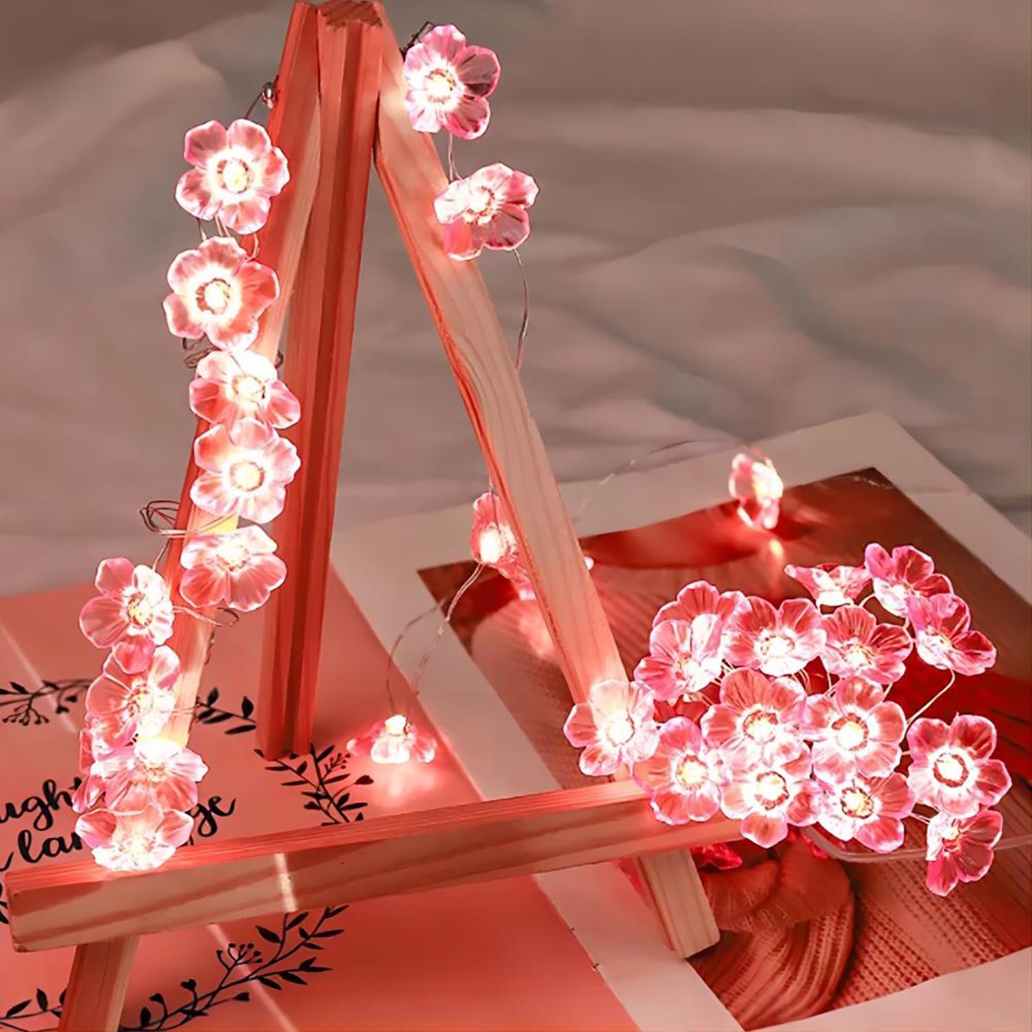 Thumbnail 3 de Auting Kirschblüten LED Lichterkette 4 m 40 LED