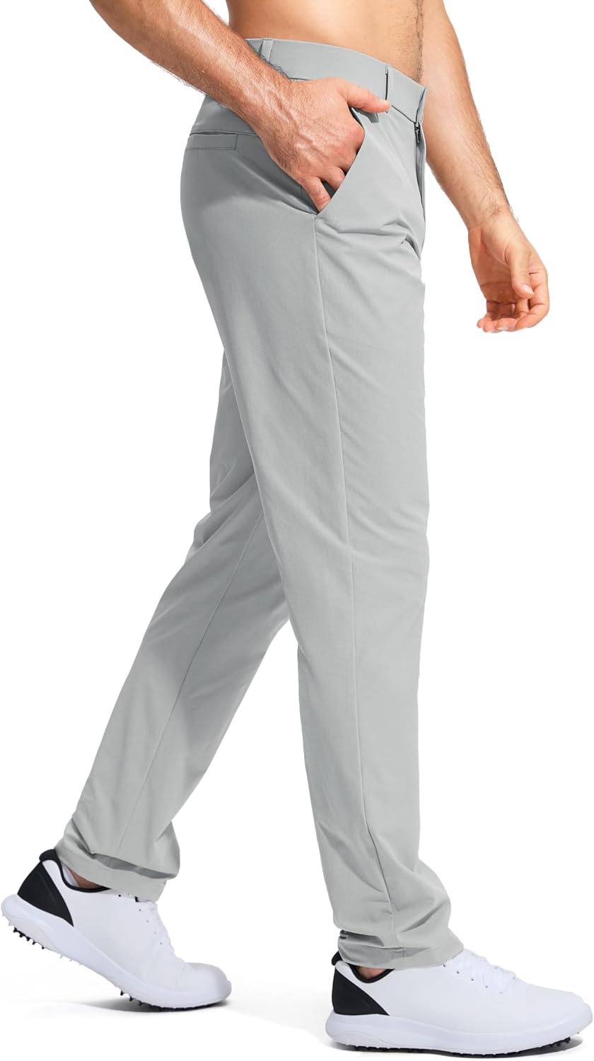 Detalle de Pudolla Men’s Golf Pants Stretch Work Dress Comfy Pants (30/32/34" Inseam) with Pockets
