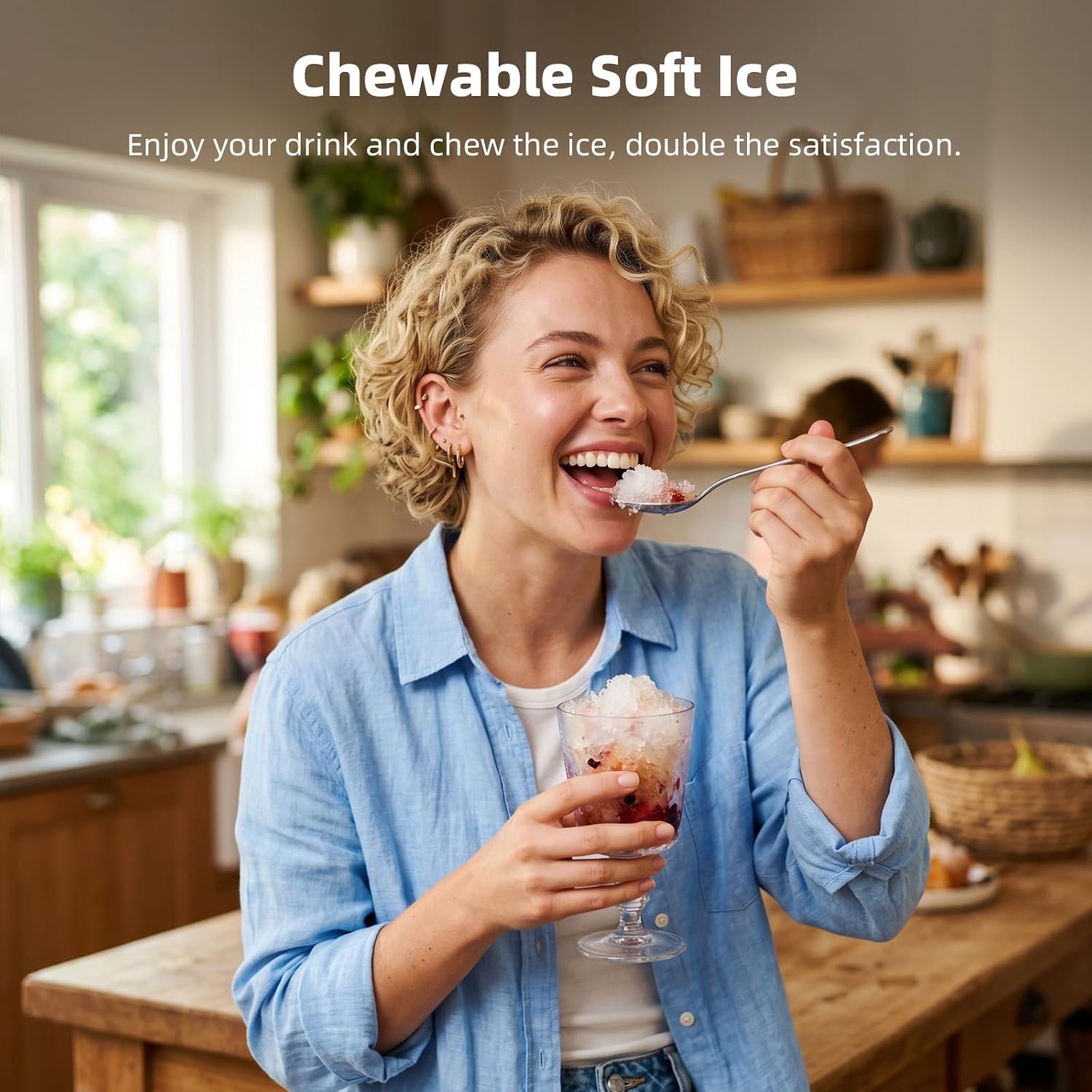 Thumbnail 5 de Antarctic Star HZB-15NH/S Nugget Ice Maker, 35 lb/24 hr, Silver