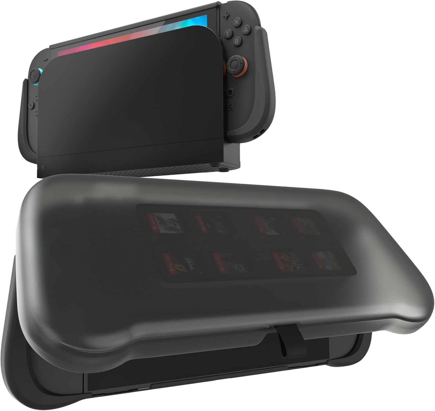 Detalle de KIWIHOME P2 Armor Case for Switch 2 with Front Cover & Screen Protector – Full-Body Protection Kit