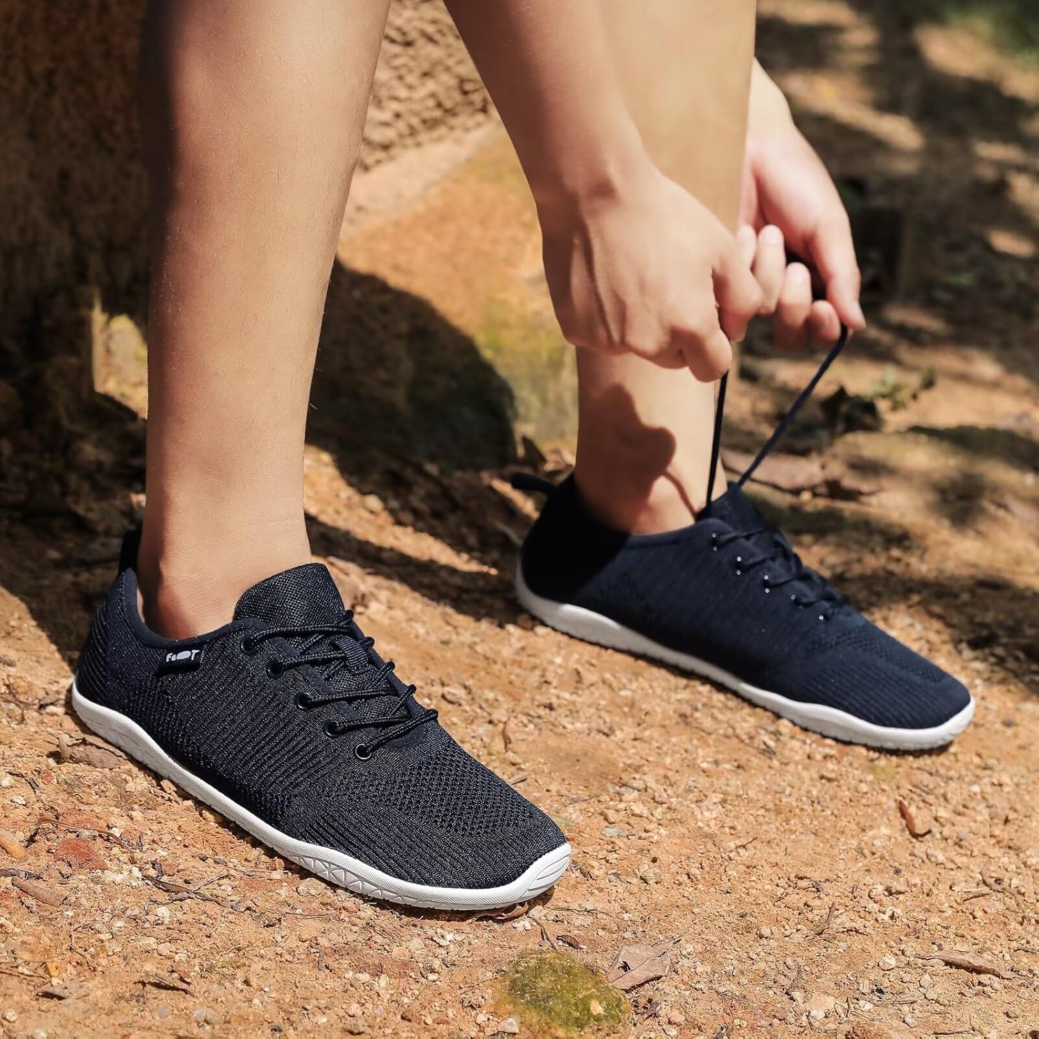 Detalle de Geweo Barfuß Schuhe Damen & Herren – Breite Zehenbox, Zero-Drop, rutschfest, atmungsaktiv