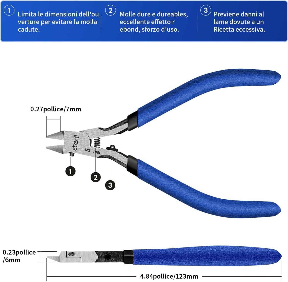 Thumbnail 1 de Stedi Ultimate pince de modélisme pour gauchers (version main gauche) – coupe-sprue ultra-fin simple tranchant