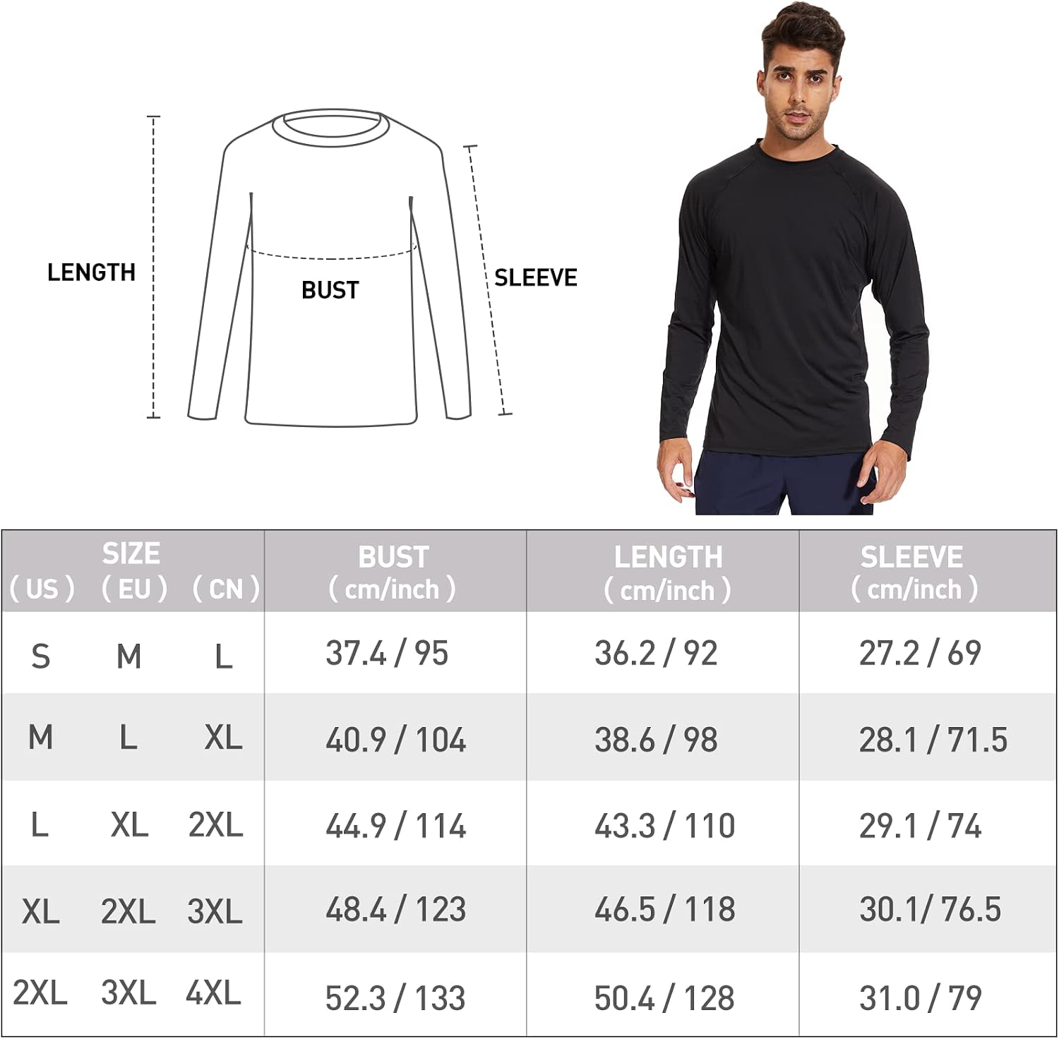 Detalle 2 de Arcweg Rashguard Mare Uomo UPF 50+