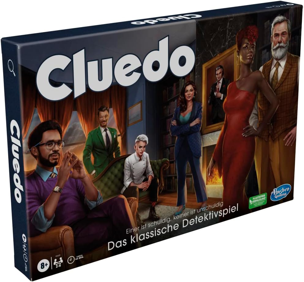 Thumbnail 4 de Hasbro Cluedo Brettspiel 2–6 Spieler