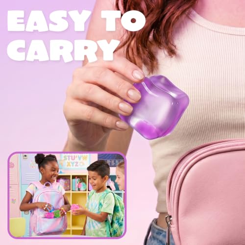 Detalle de JOYIN 4 Pack Clear Stress Cube: 2'' High Density Slow-Rising Sensory Squishy Toys