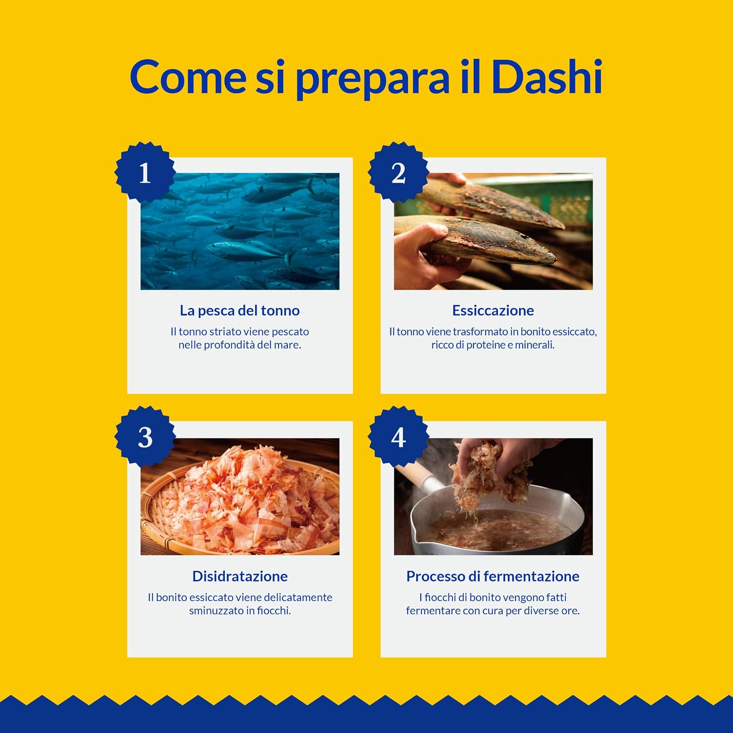 Detalle de INABA Dashi Delights Delicati Fiocchi in Brodo di Pollo con Tonno – Snack umido 6 coppette da 70 g