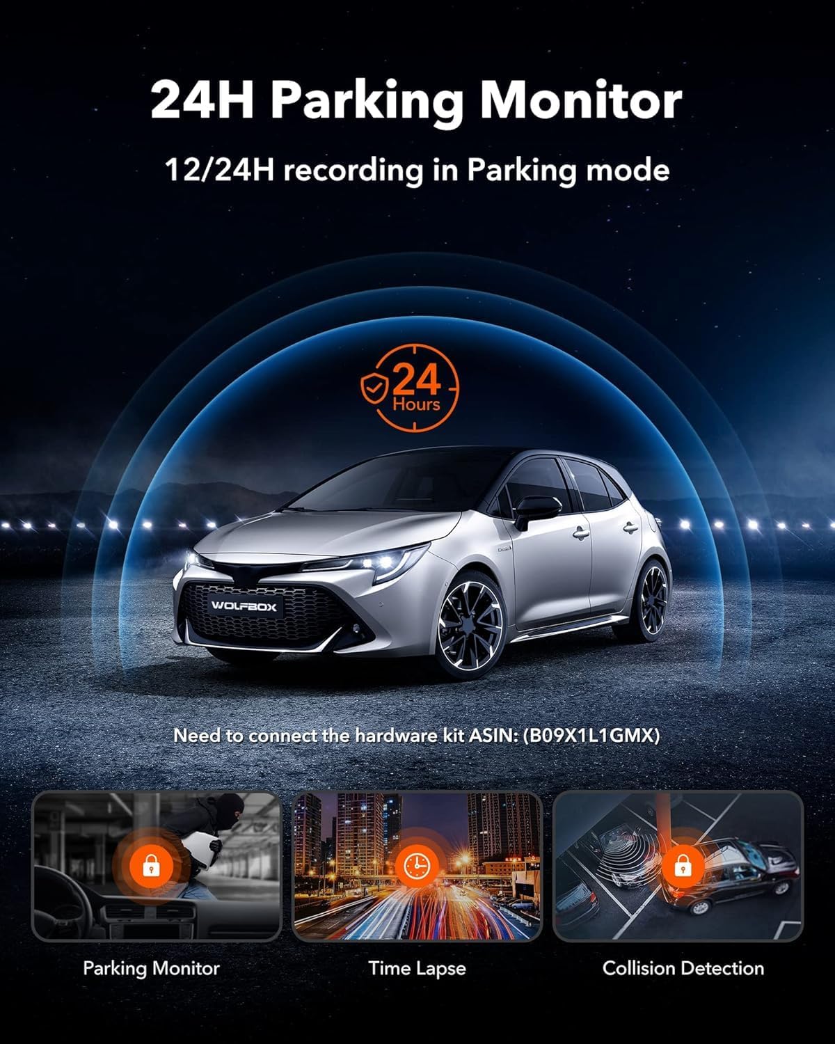 Thumbnail 5 de WOLFBOX G930 10" Rearview Mirror Dash Cam