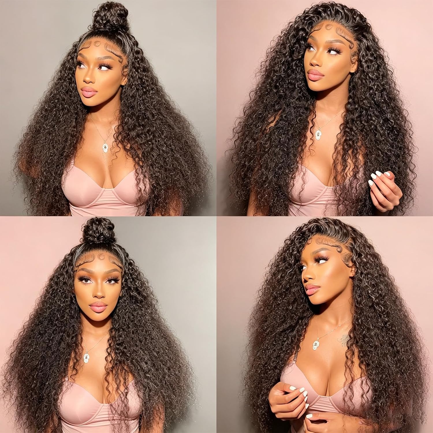 Thumbnail 4 de Human Hair Deep Wave Wig, 30 Inch
