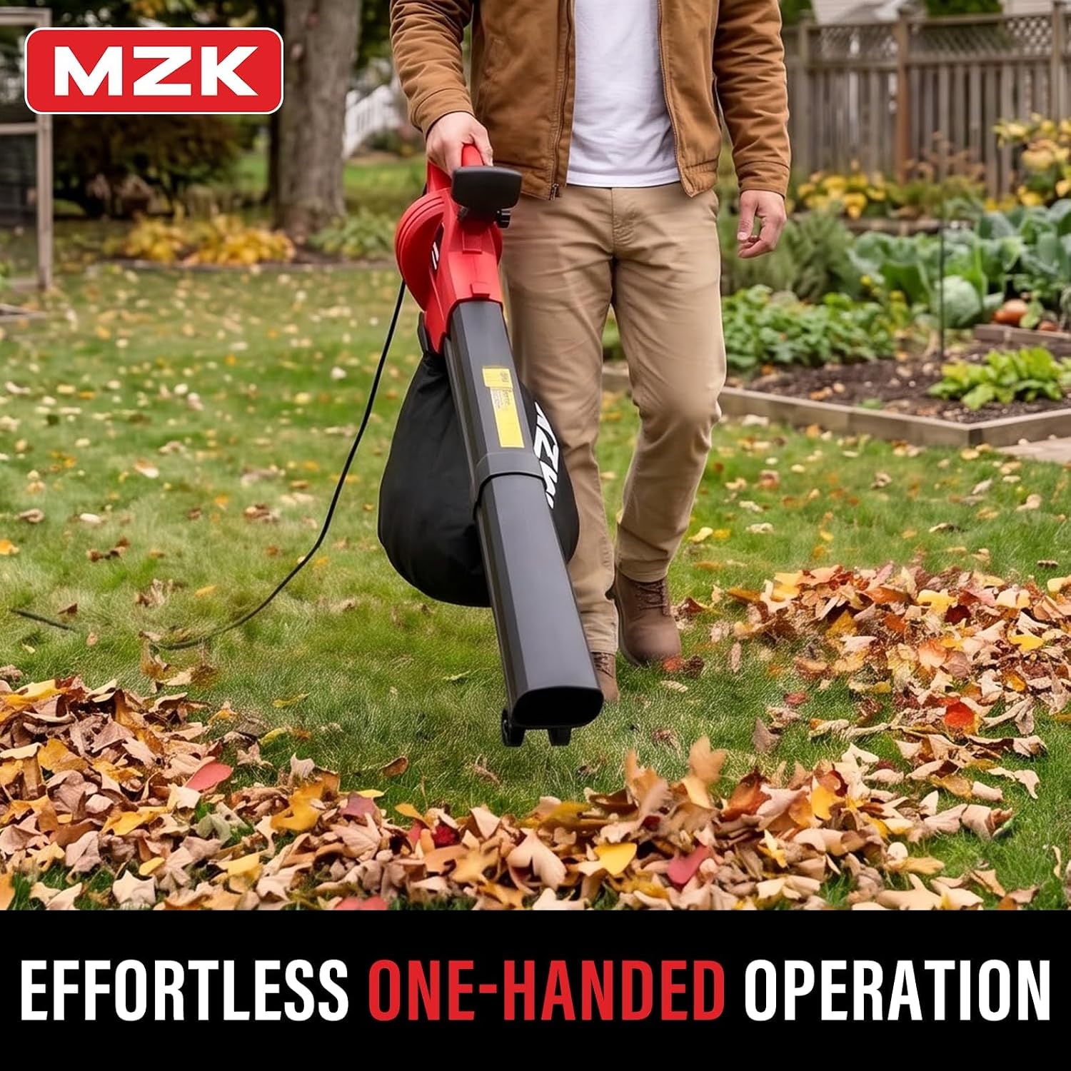 Detalle 2 de MZK Corded Leaf Blower Vacuum