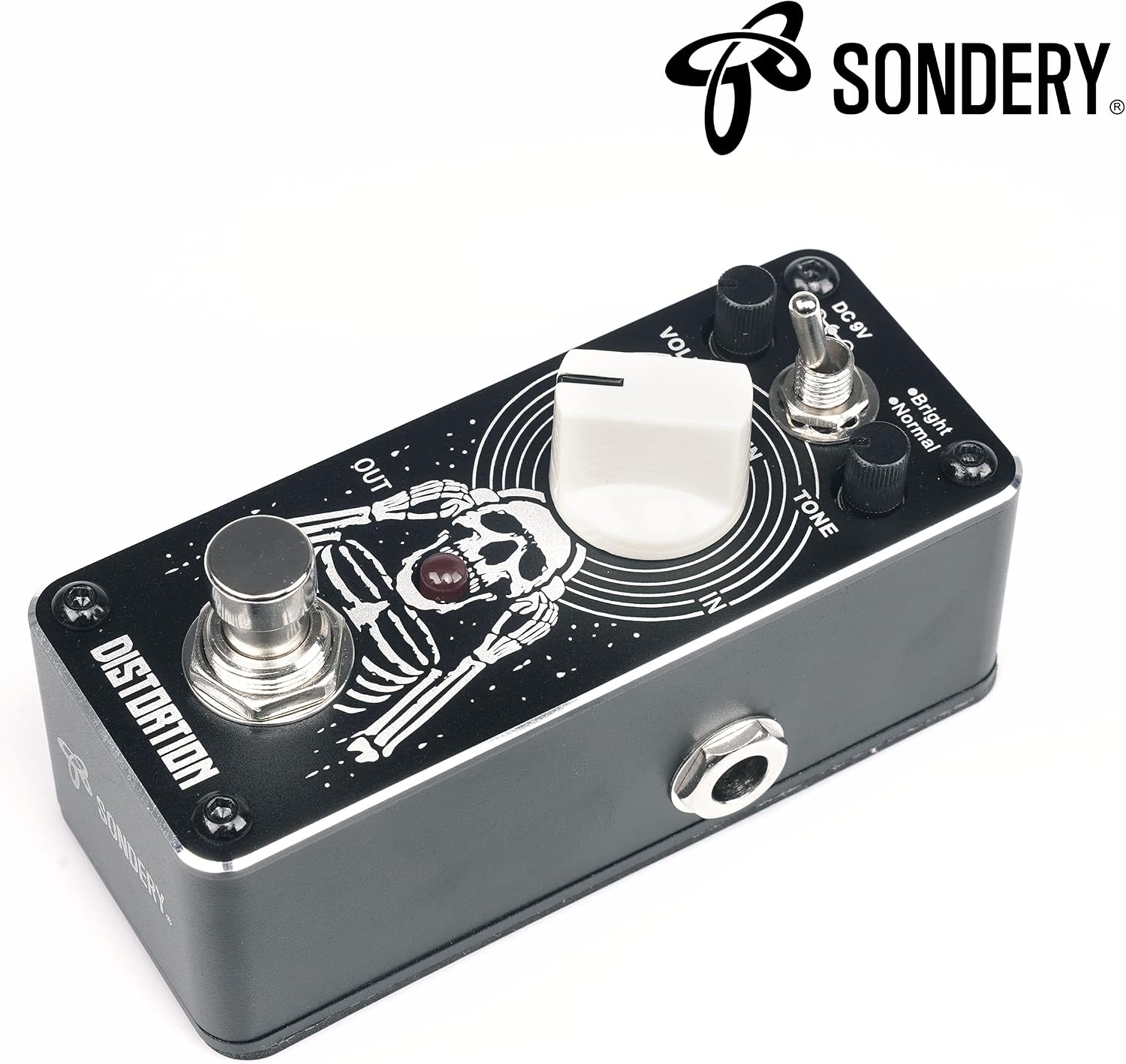 Detalle de Sondery sdn-9 Mini Distortion Pedal with Bright and Normal Modes