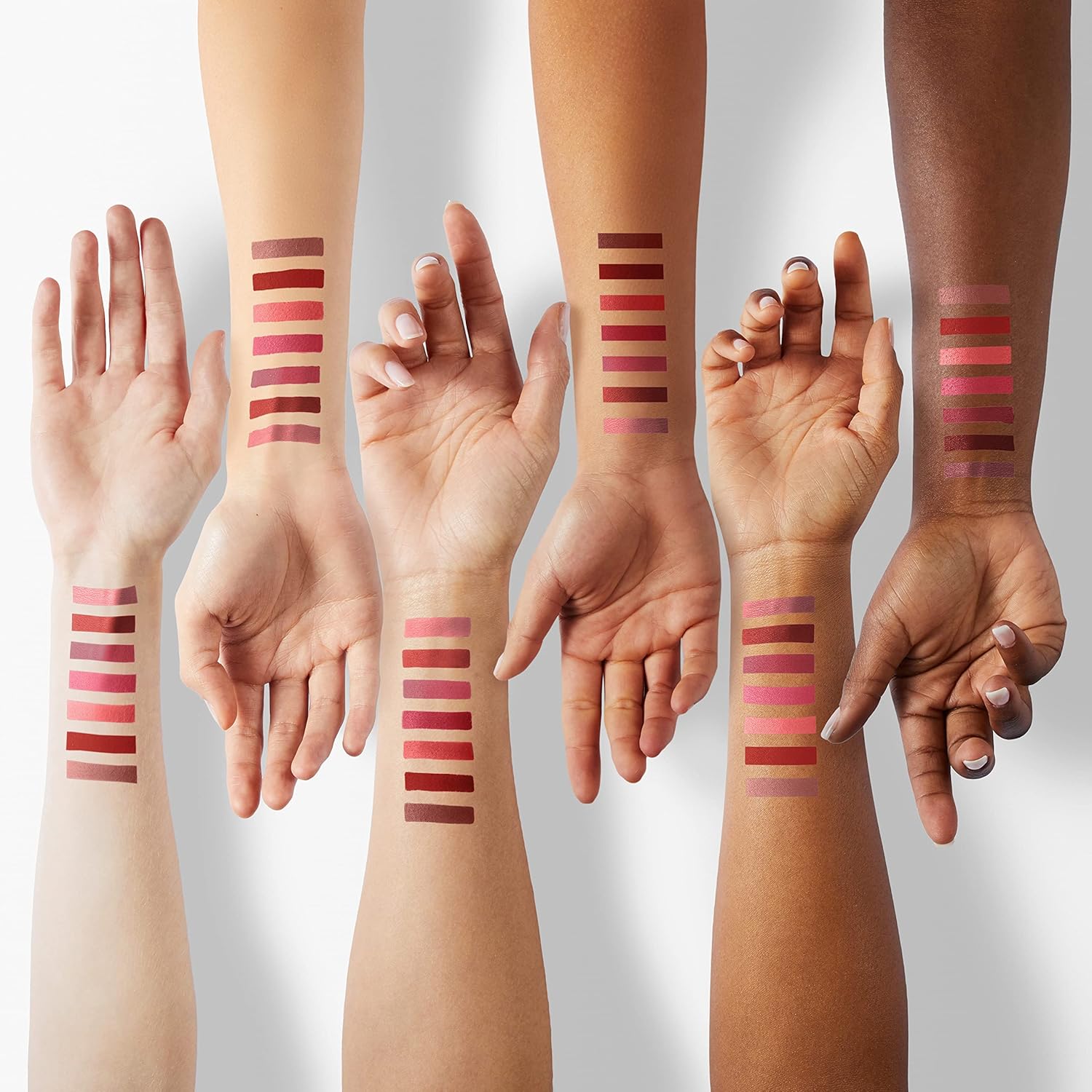Detalle 2 de QiBest 8-Piece Matte Liquid Lipstick + Lip Plumper Set (7 Matte Shades + 1 Plumper)