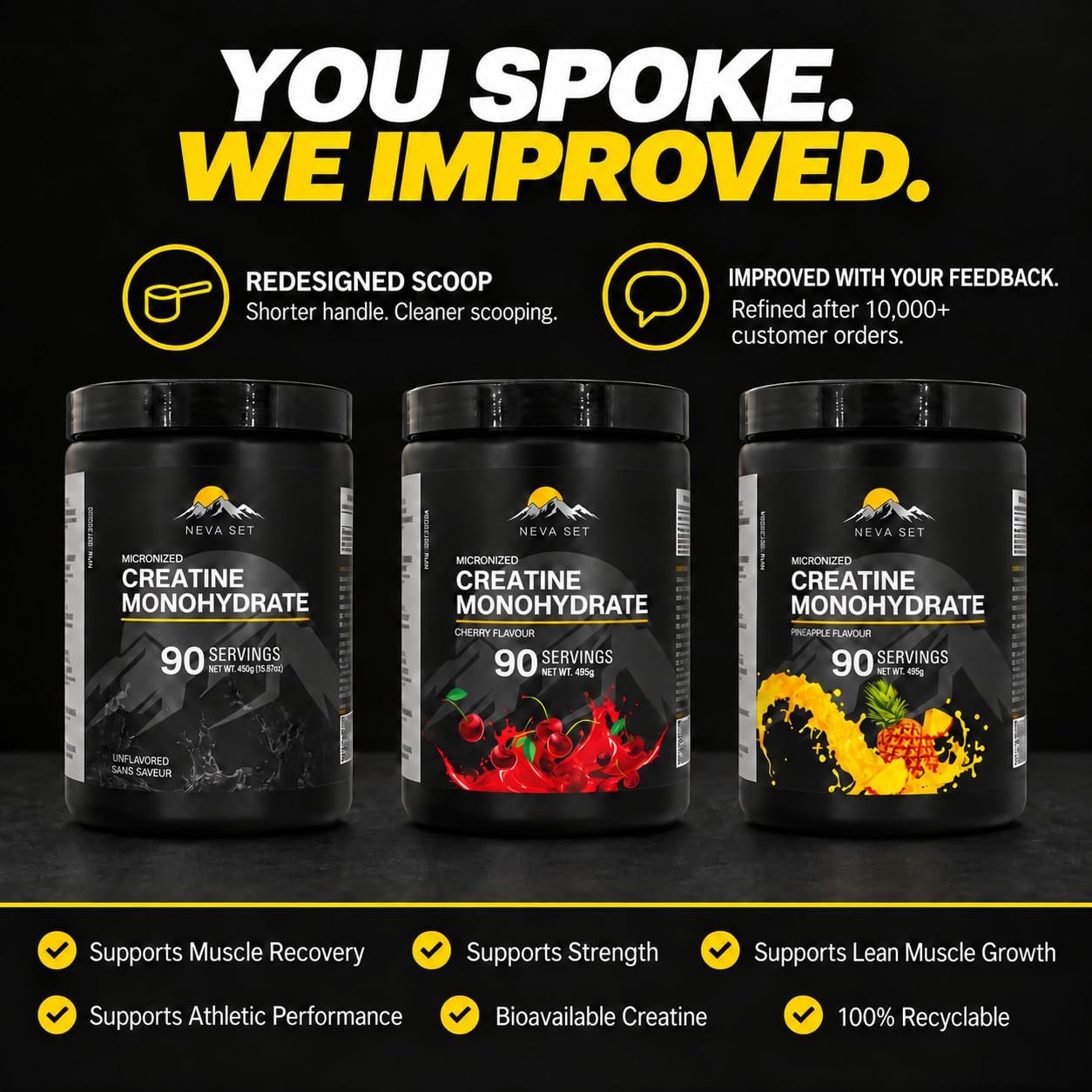 Thumbnail 6 de NevaSet Creatine Monohydrate 495g