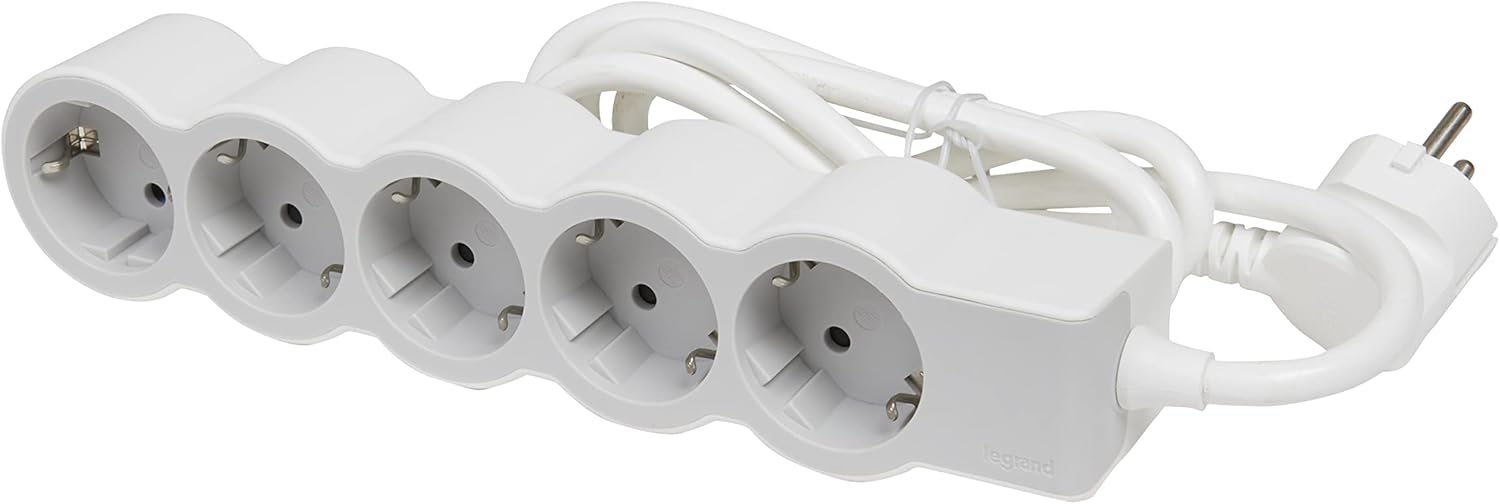 Thumbnail 6 de Legrand 694576 Regleta de Enchufes 4 Tomas, Negro/Gris ⚡