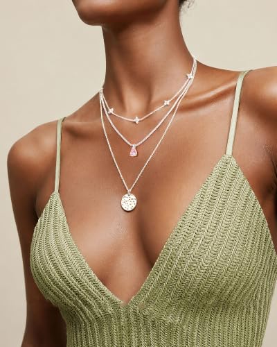 Thumbnail 7 de ZHESHY Collier femme avec pendentif goutte, pierre de naissance et plaqué or 18 carats