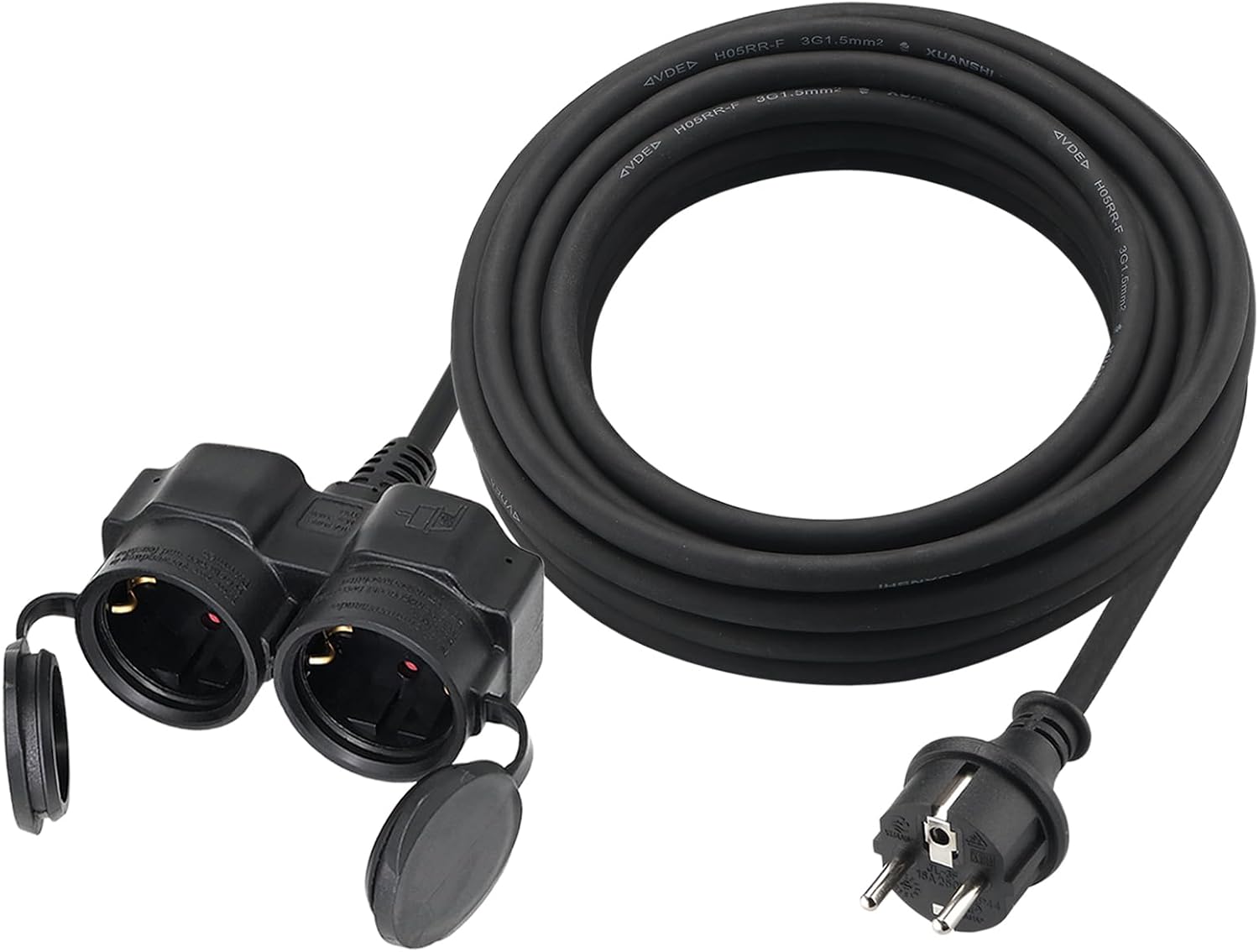 Detalle de XUANSHI Outdoor Verlängerungskabel 15 m
