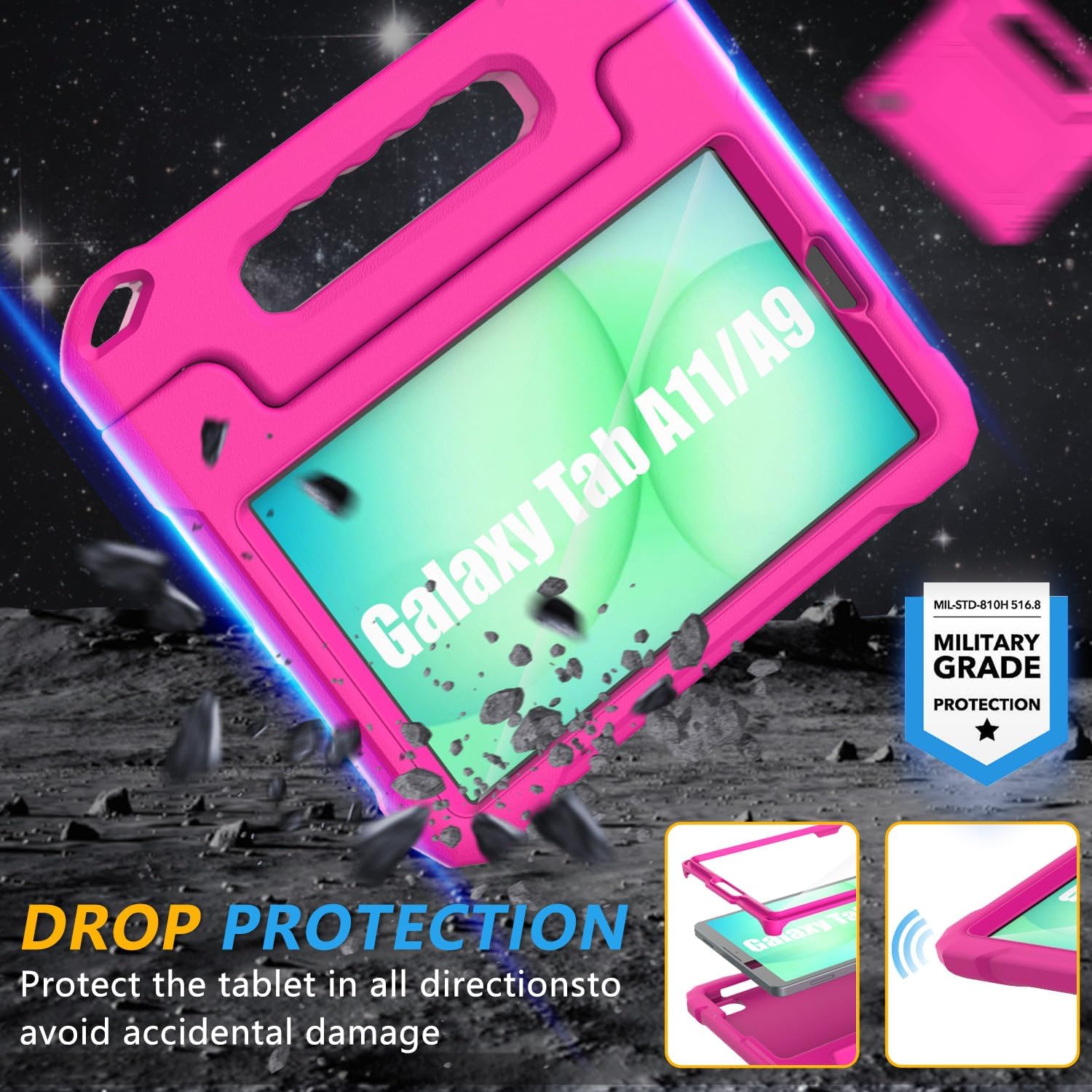 Thumbnail 4 de TrendGate Samsung Galaxy Tab A11/A9 Case 8.7-inch Pink