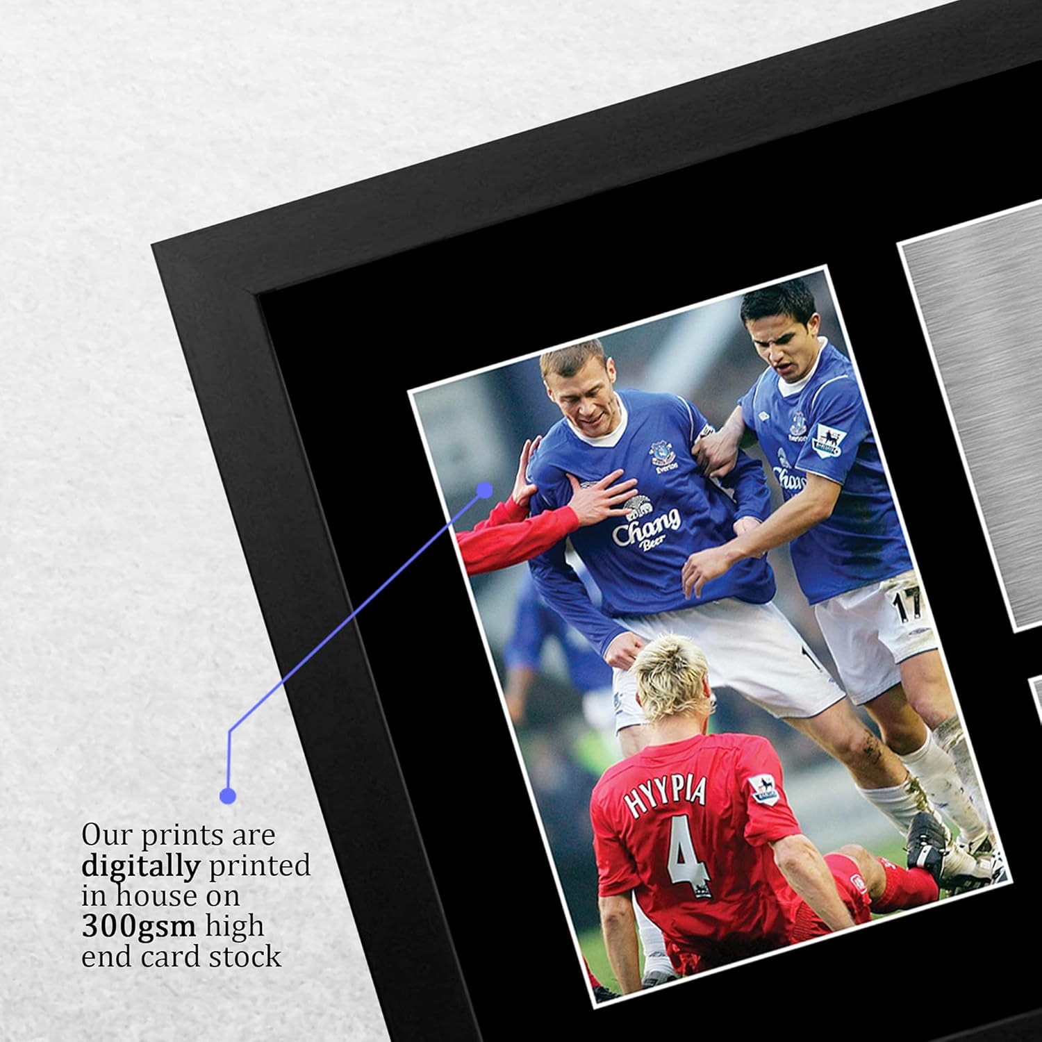 Thumbnail 3 de HWC Trading Duncan Ferguson signed framed A4 autograph photo display gift