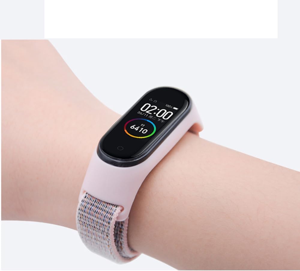 Thumbnail 5 de FYISWHO Breathable Nylon Watch Strap Sport for Xiaomi Smart Band 8 Active and Redmi Smart Band 2