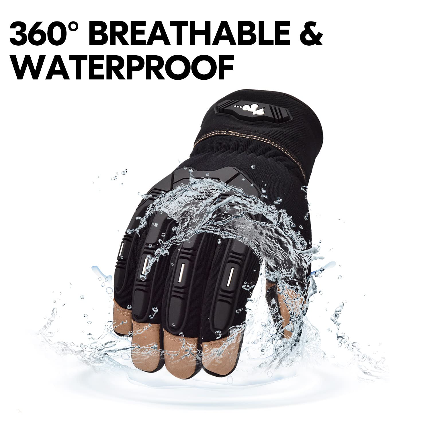 Thumbnail 4 de Vgo Winter Work Gloves Waterproof Touchscreen for Trucker 🧤