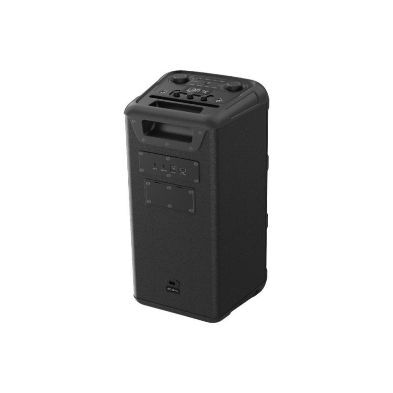 Detalle de Altavoces Panasonic SC-BMAX10E: Torre estéreo 150 W con Bluetooth 5.0 y LED multicolor