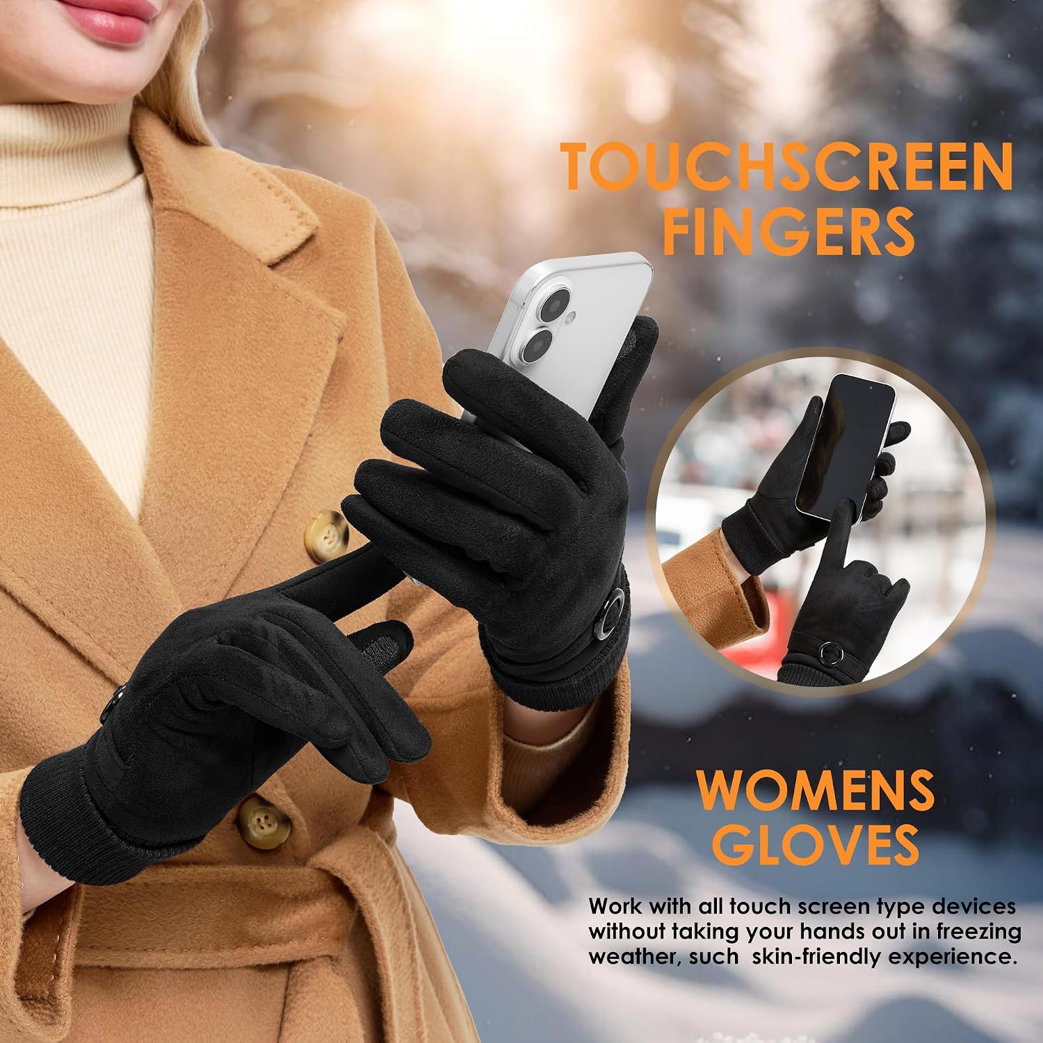 Thumbnail 2 de PPAOEH Cold Weather Touchscreen Gloves