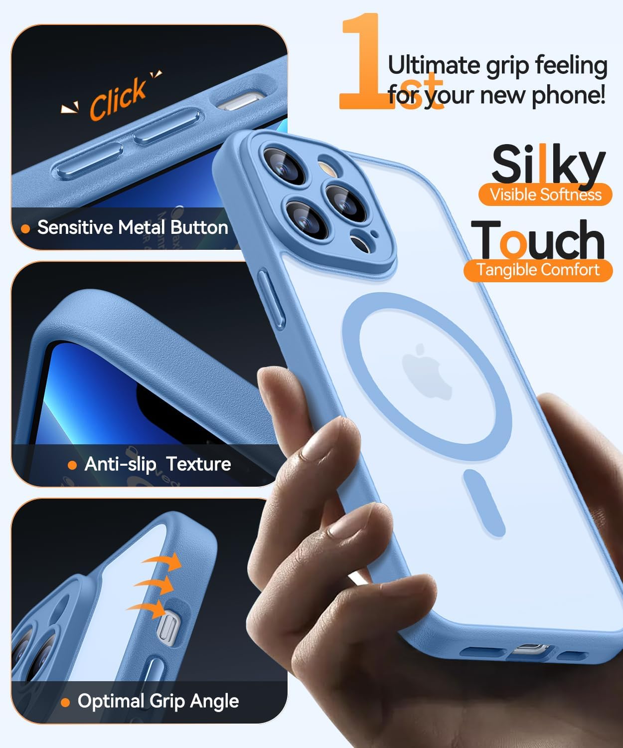 Thumbnail 5 de CANSHN Coque magnétique iPhone 13 Pro 6,1 pouces