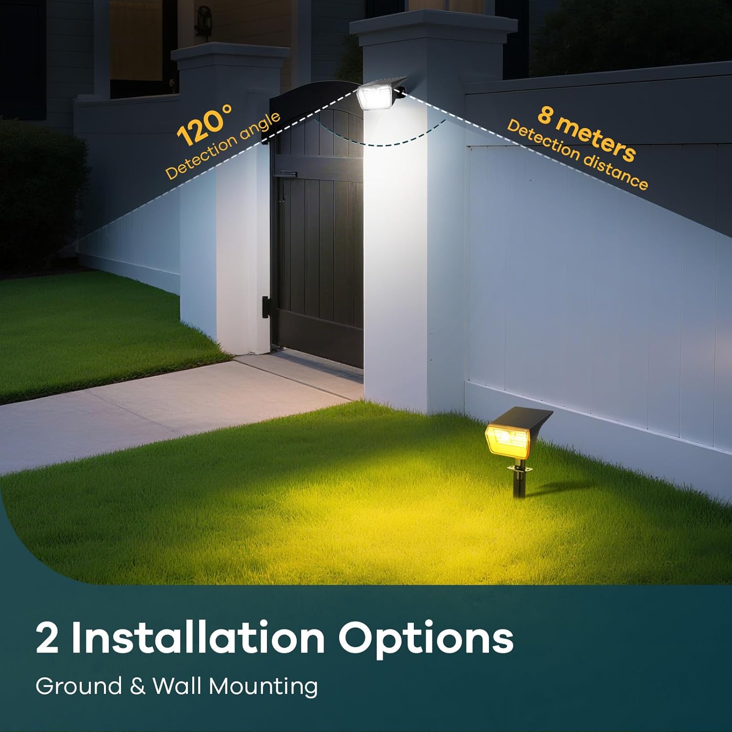 Thumbnail 6 de Linkind Solar Motion Sensor Light (3 Pack) – Dual Colour 800lm, IP67