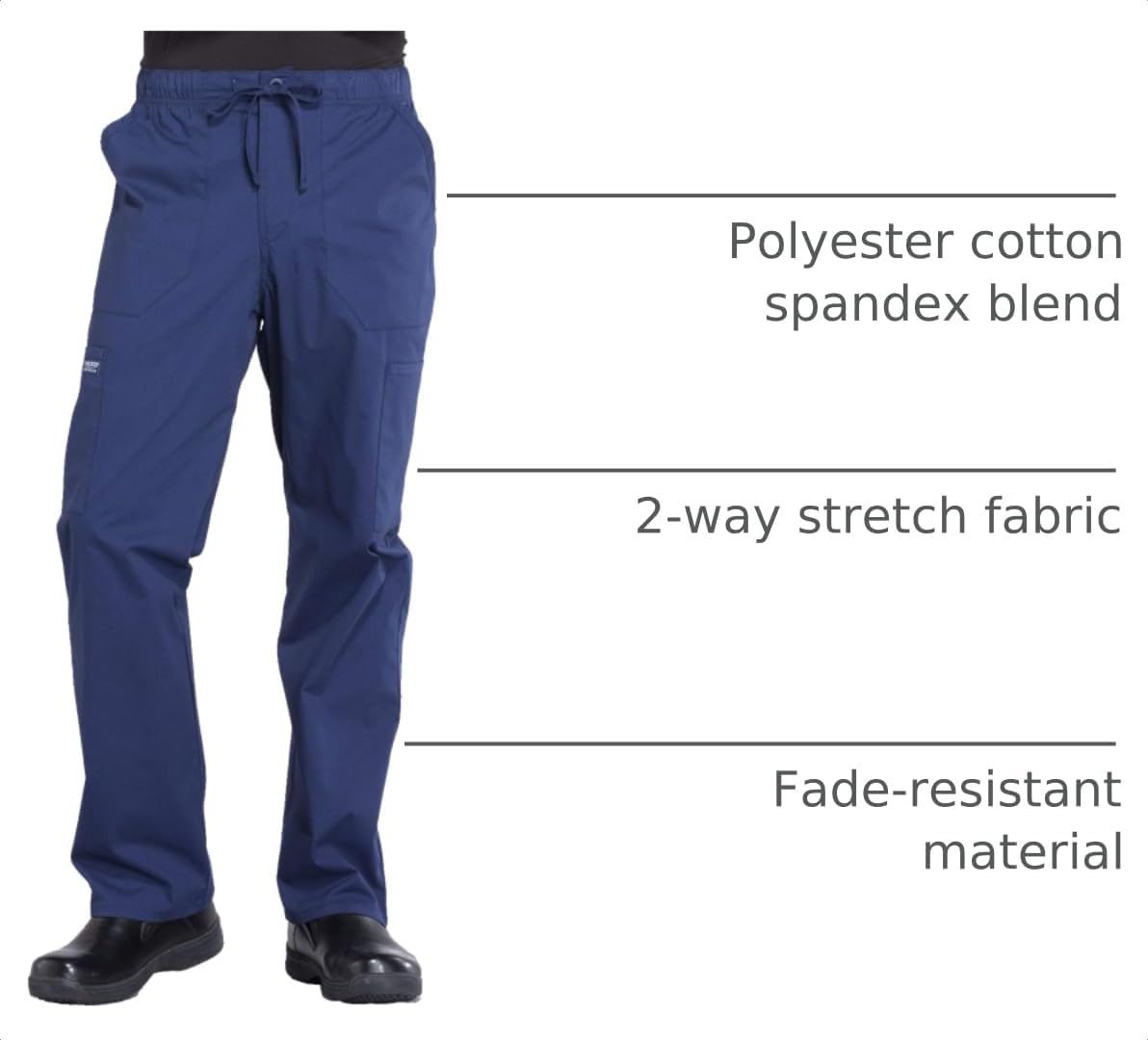 Detalle 2 de Cherokee Men's Scrub Pants with 5 Pockets