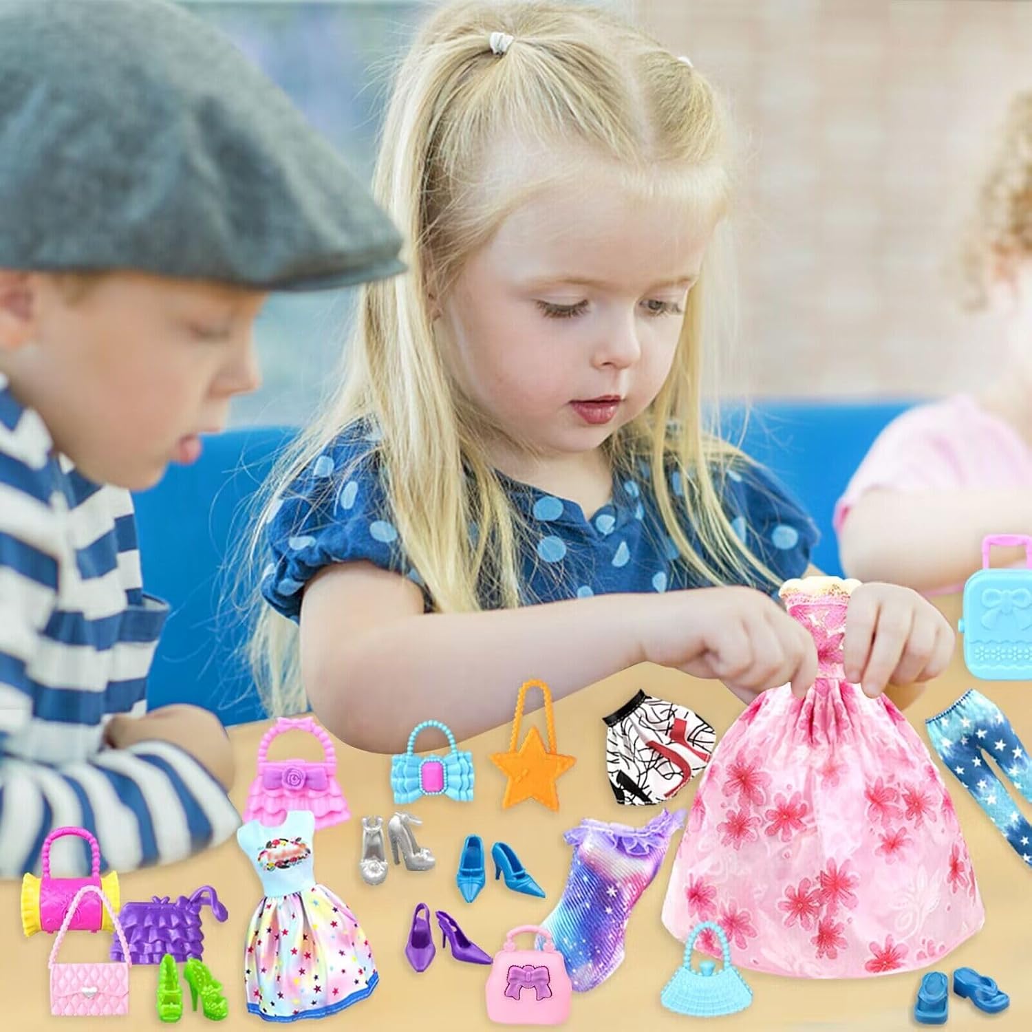 Thumbnail 1 de Doll Clothes and Accessories for 11.5 Inch Doll Dress Up Set