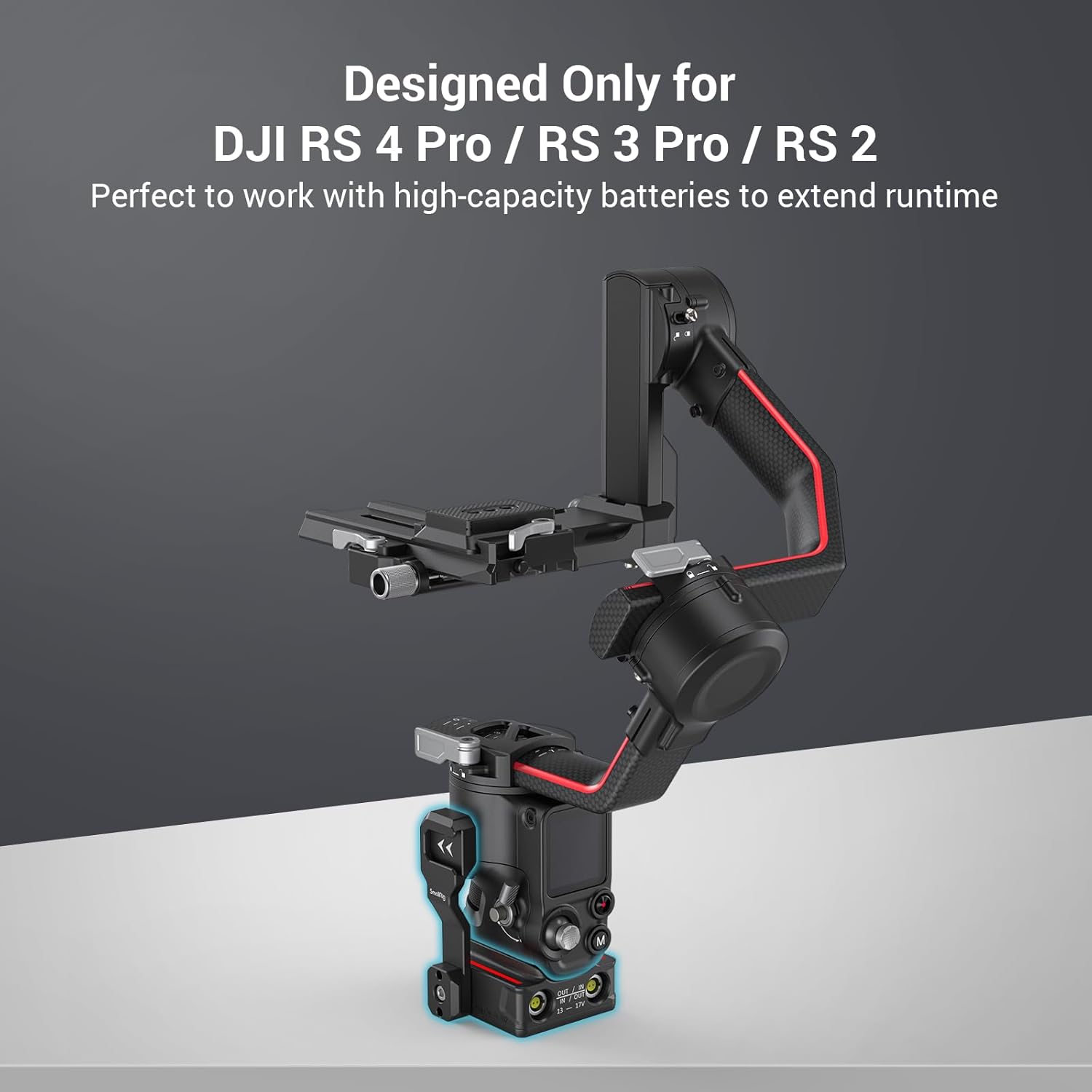 Thumbnail 1 de SMALLRIG Netzteil-Grundplatte 3252 für DJI RS 5/RS3 Pro/RS2/RS 4 Pro – vielseitige Energiequelle