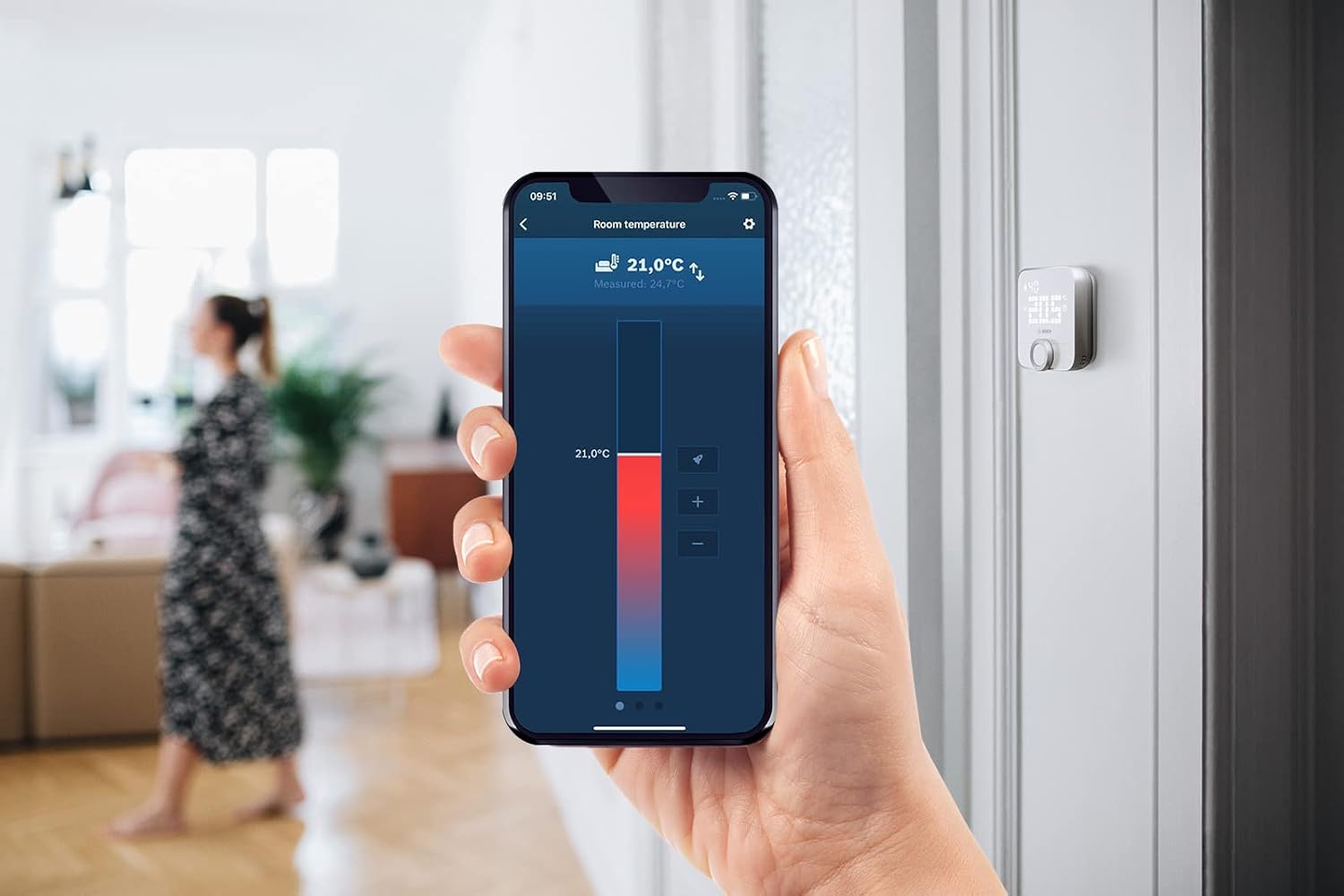 Detalle de Bosch Smart Home Raumthermostat II 🌡