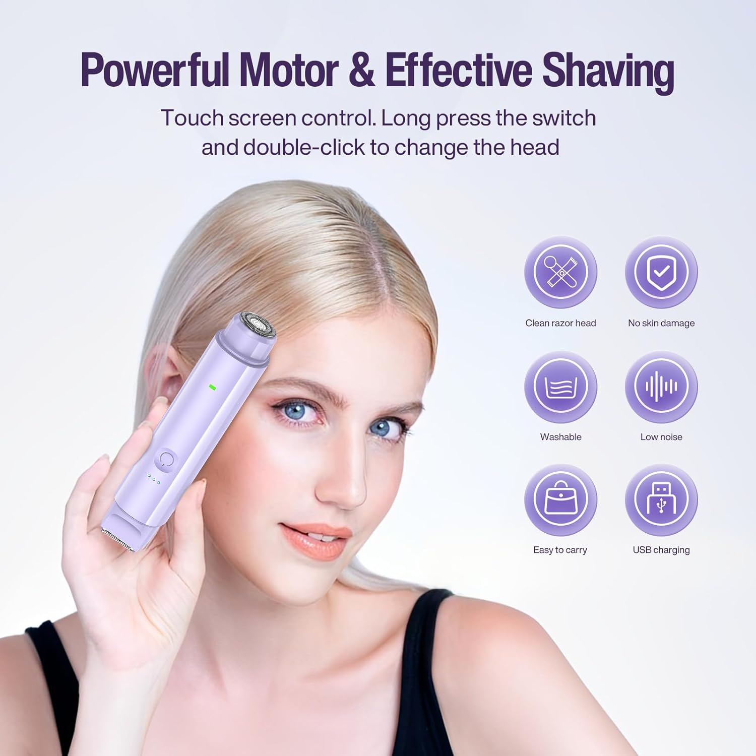 Thumbnail 6 de Bikini Trimmer Women 2-in-1 Electric Lady Shaver (Wet & Dry) – 2026 Model