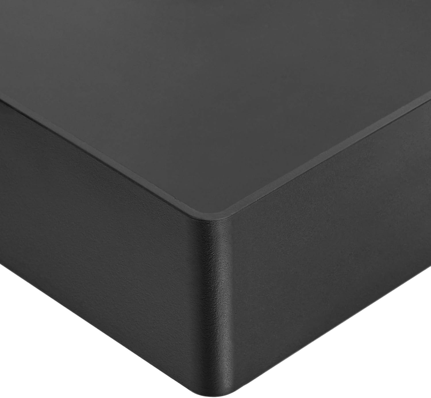 Thumbnail 2 de Amazon Basics Organiseur Rectangulaire en plastique – Lot de 2 corbeilles à courrier Noir (33 x 24,6 x 5,6 cm)
