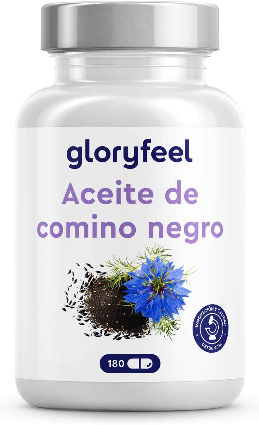Detalle de Aceite de Comino Negro 1000 mg 180 cápsulas