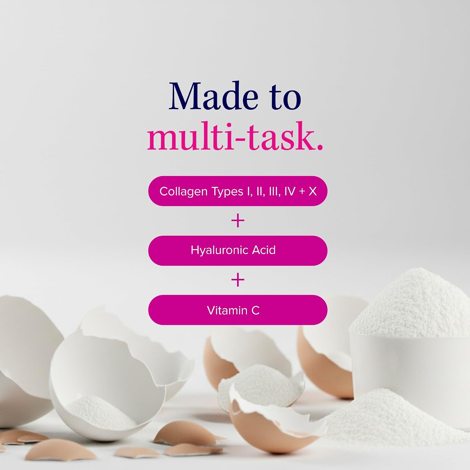 Detalle de Vitauthority Multi Collagen Powder, 5 Types, Unflavoured, 234 g
