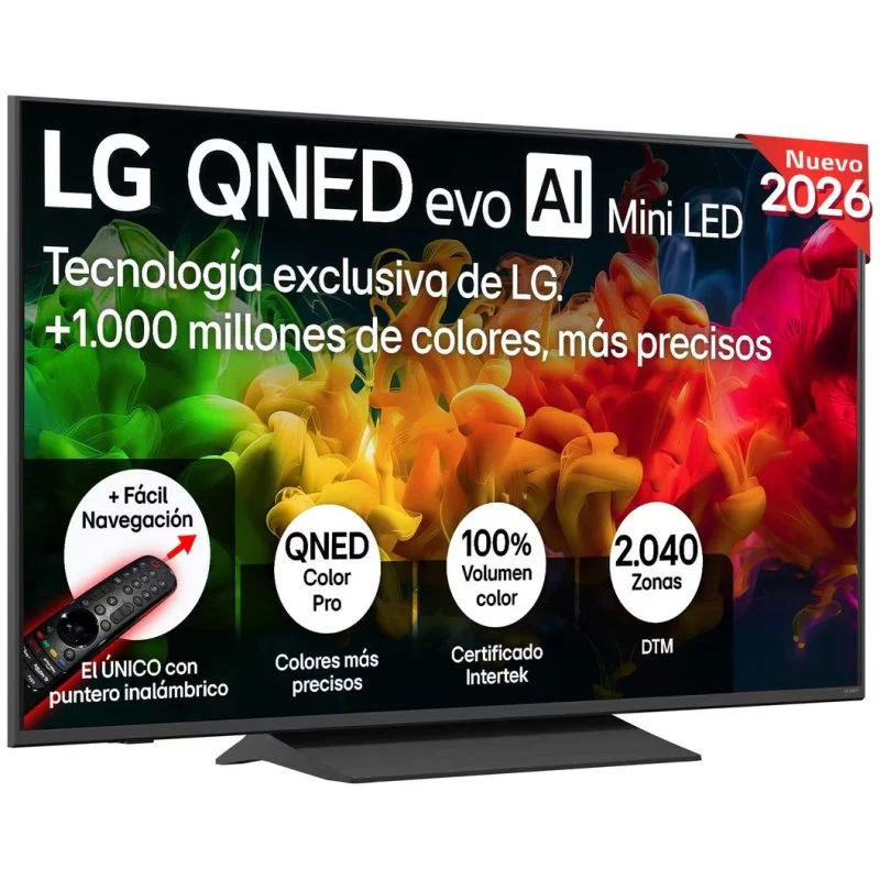 Detalle de LG QNED8EB3B 55QNED8EB3B (55'') MiniLED 4K con WebOS y AI Sound Pro