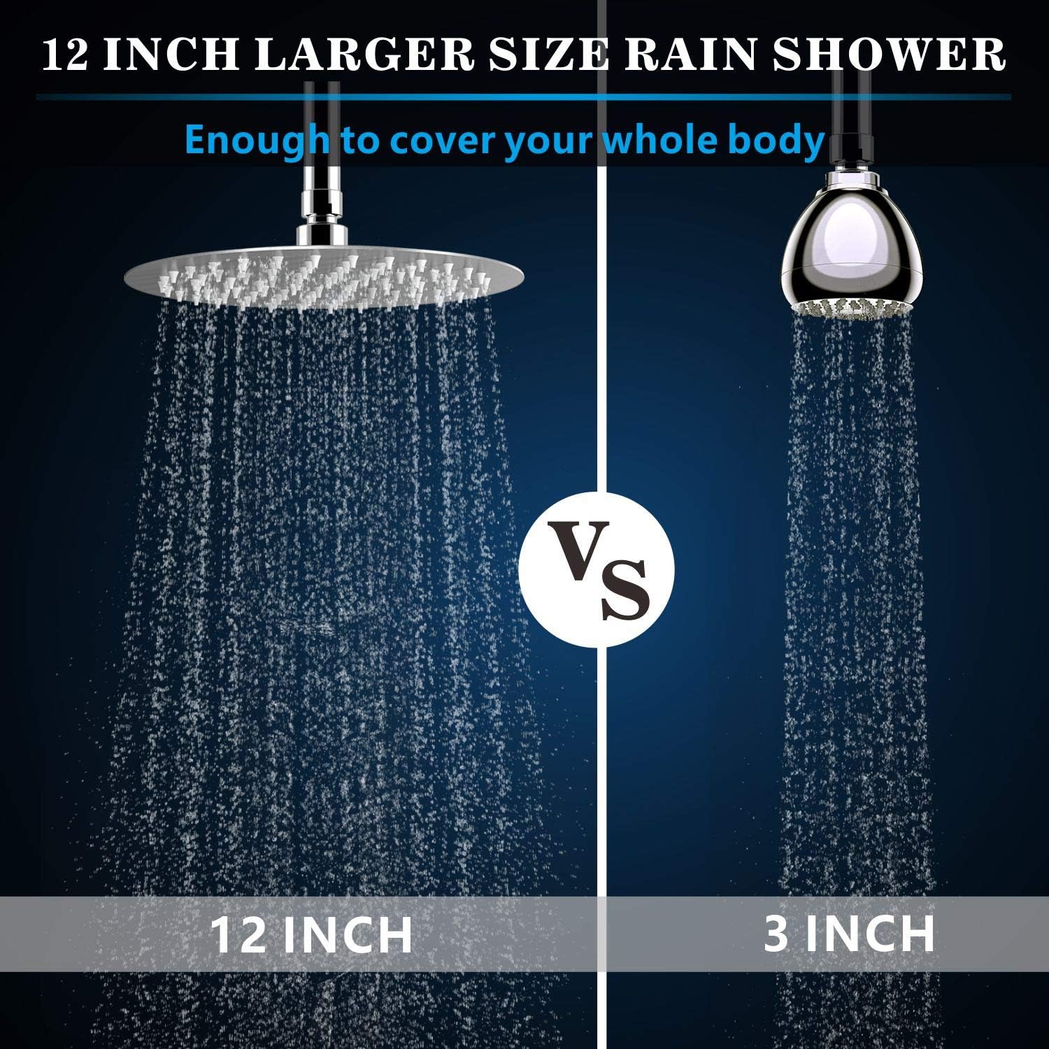 Thumbnail 1 de 30 cm Regenbrause Markcco 304 Edelstahl